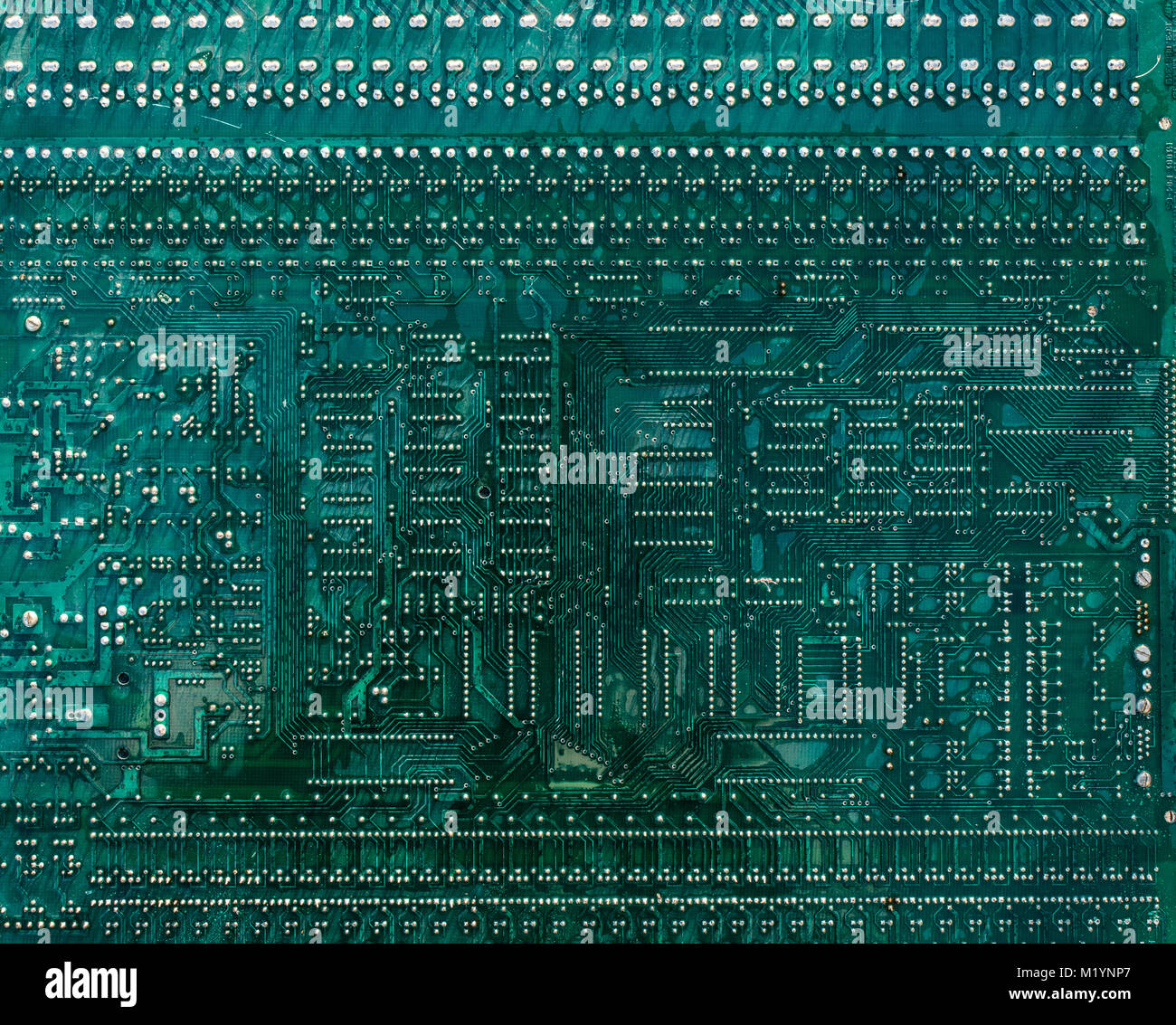 Device board backside. Daylight Stock Photo