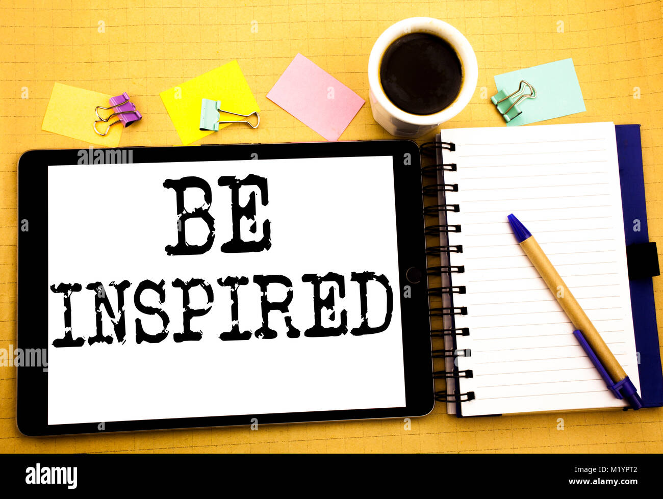 Be Inspired. Business concept for Inspiration and Motivation Written on ...