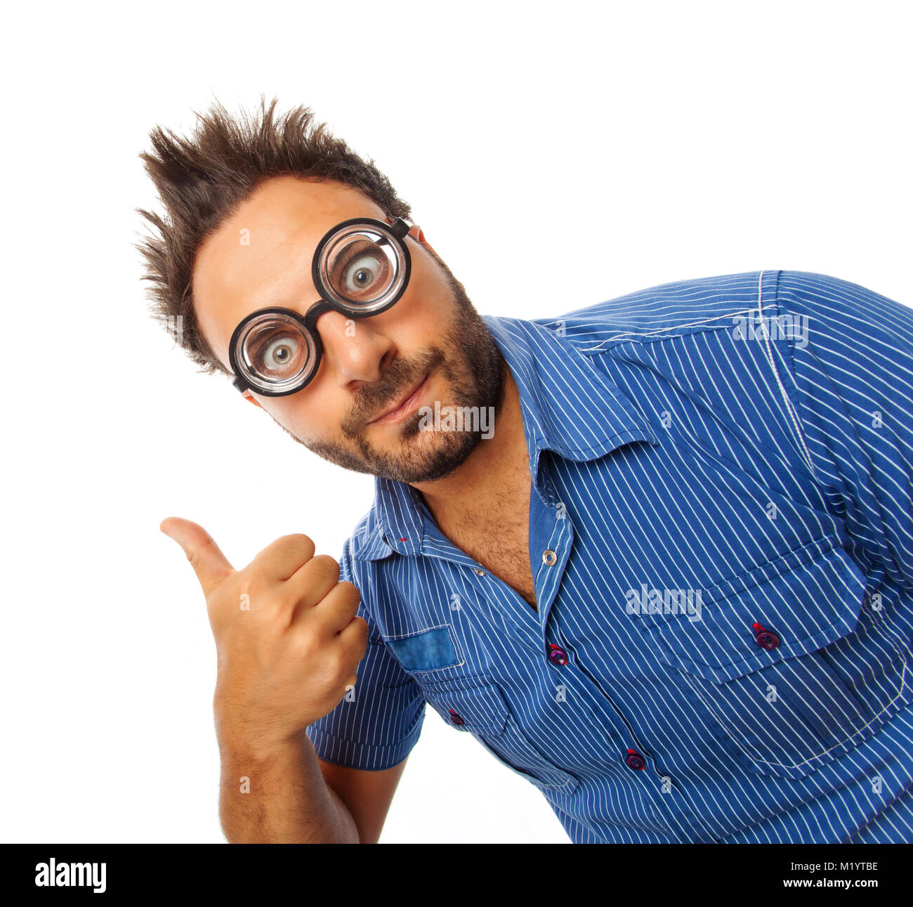 Thick glasses funny hires stock photography and images Alamy