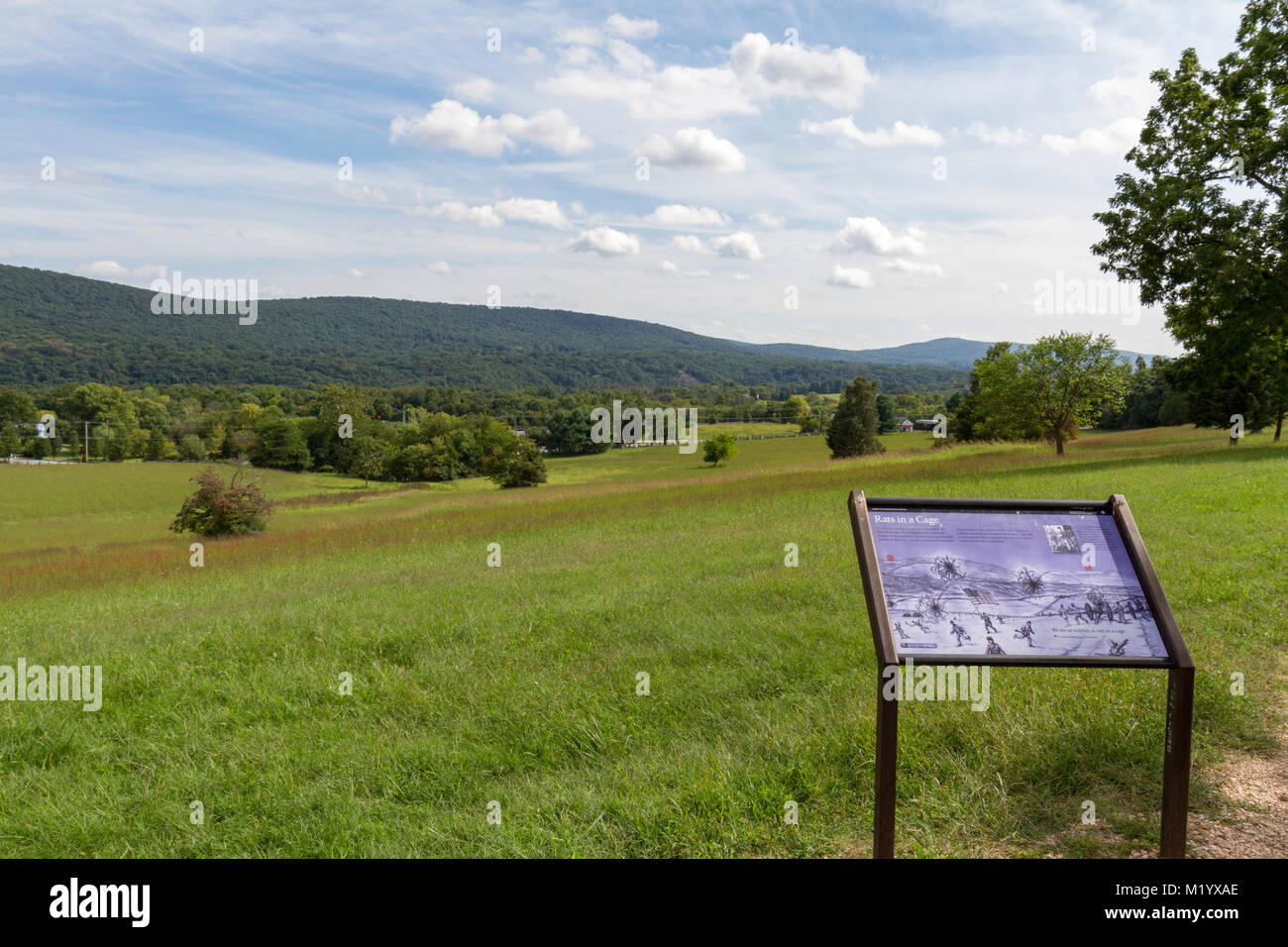 View from Bolivar Heights towards the MurphyChambers Farm where Gen AP Hill was based during