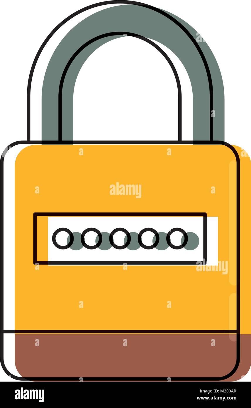 security padlock icon image Stock Vector Image & Art - Alamy