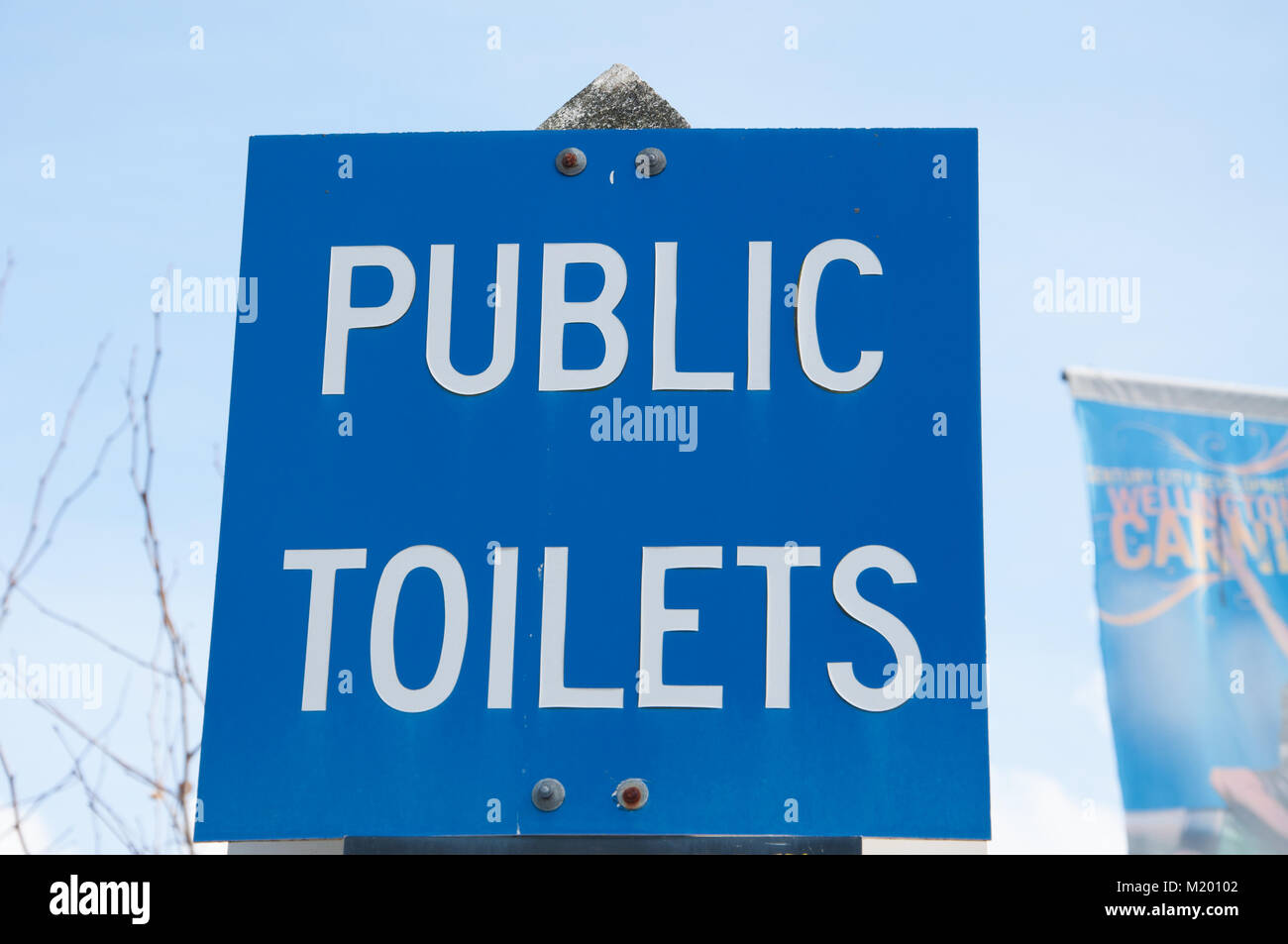 Public Toilets Sign Stock Photo Alamy
