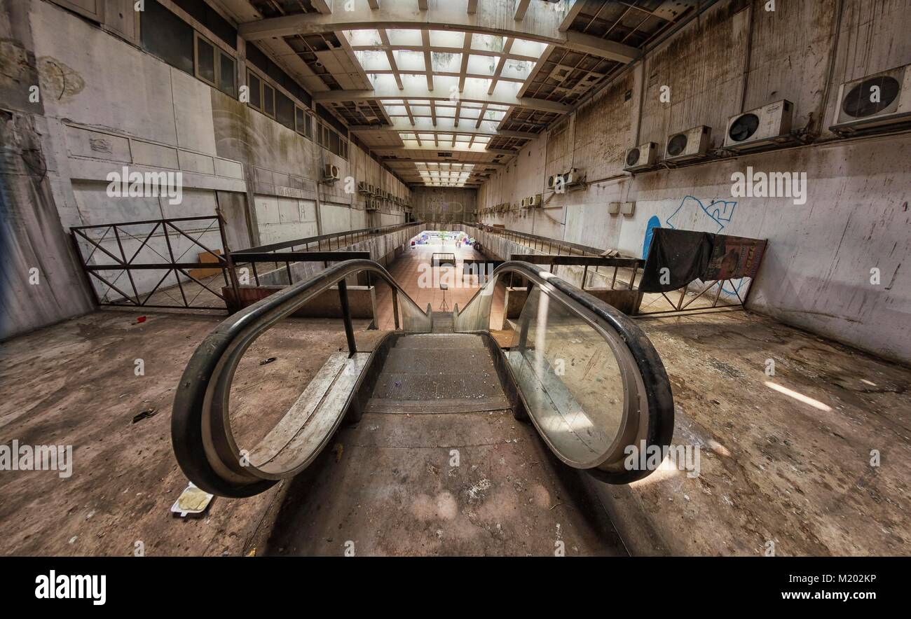 Shot at an abandoned site in Thailand, Southeast Asia Stock Photo