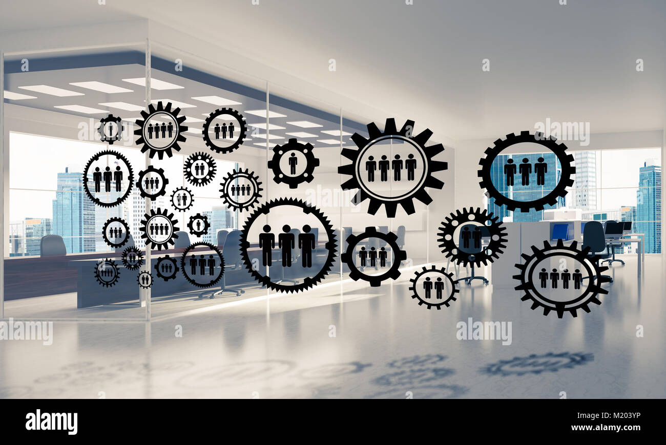 Networking and wireless connection as concept for effective mode Stock ...