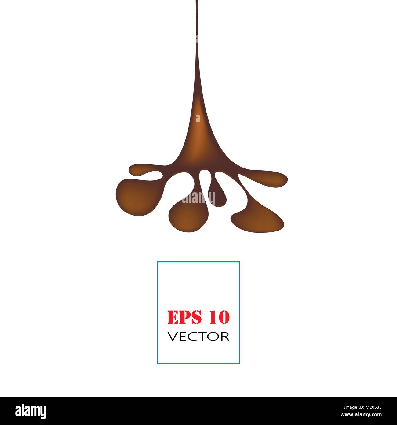 A hot sholodad flows. Flowable sunscreen cream. Stock Vector