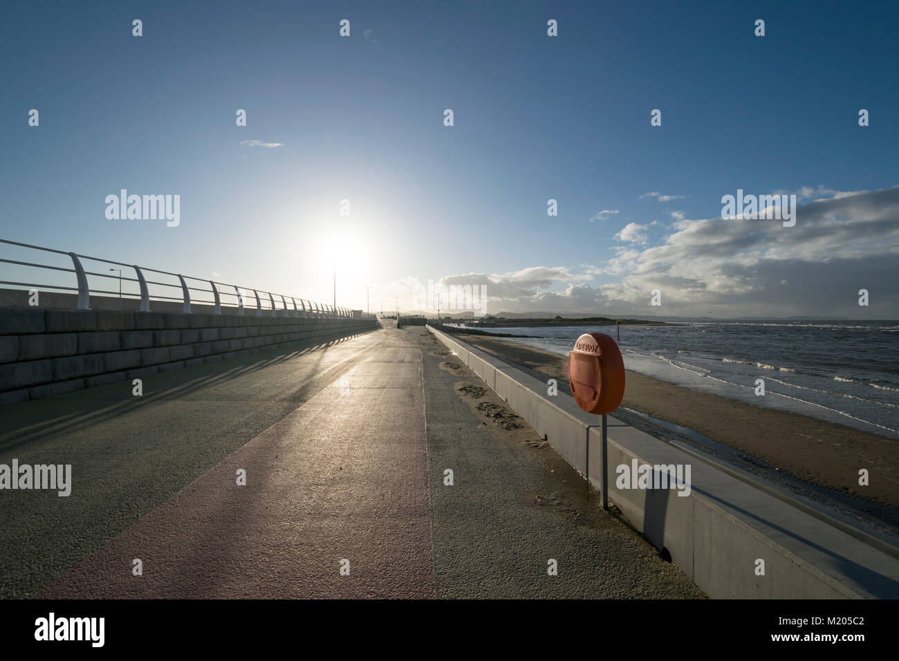 Rhyl promenade West Parade on the North Wales coast Stock Photo - Alamy