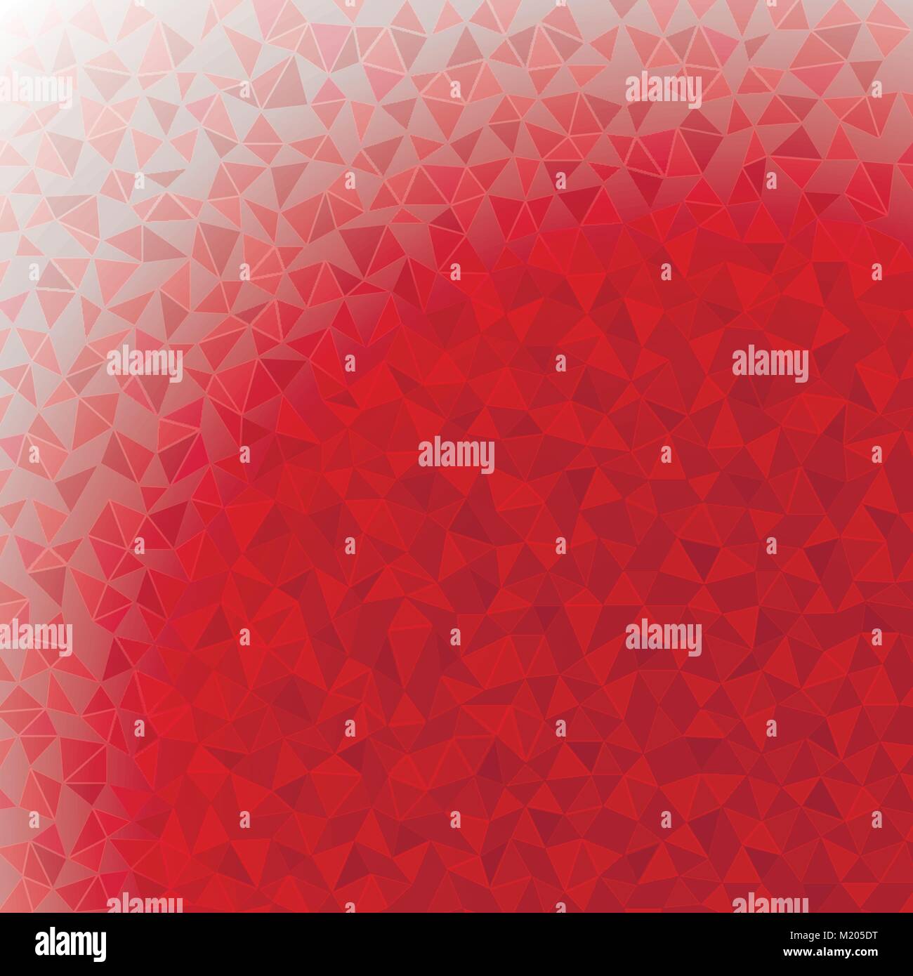 A triangular template for your business design in red tones Stock