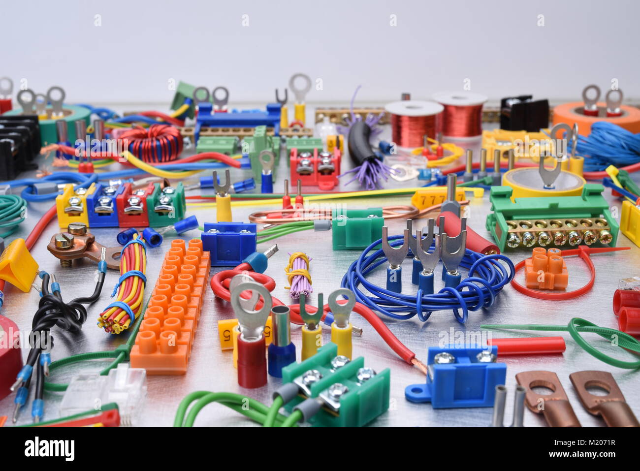 Components and accessories for use in electrical installations Stock