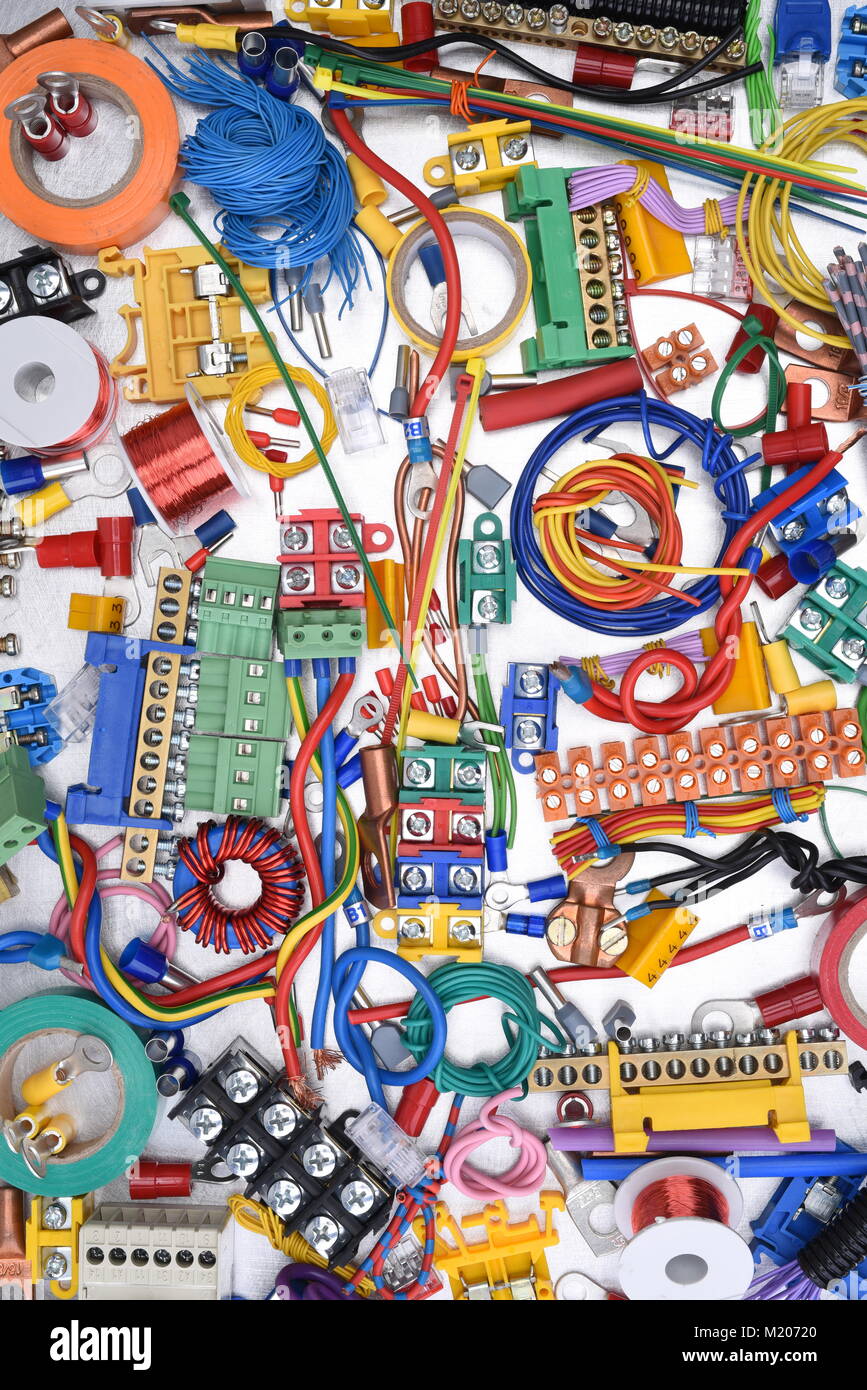 Components and accessories for use in electrical installations
