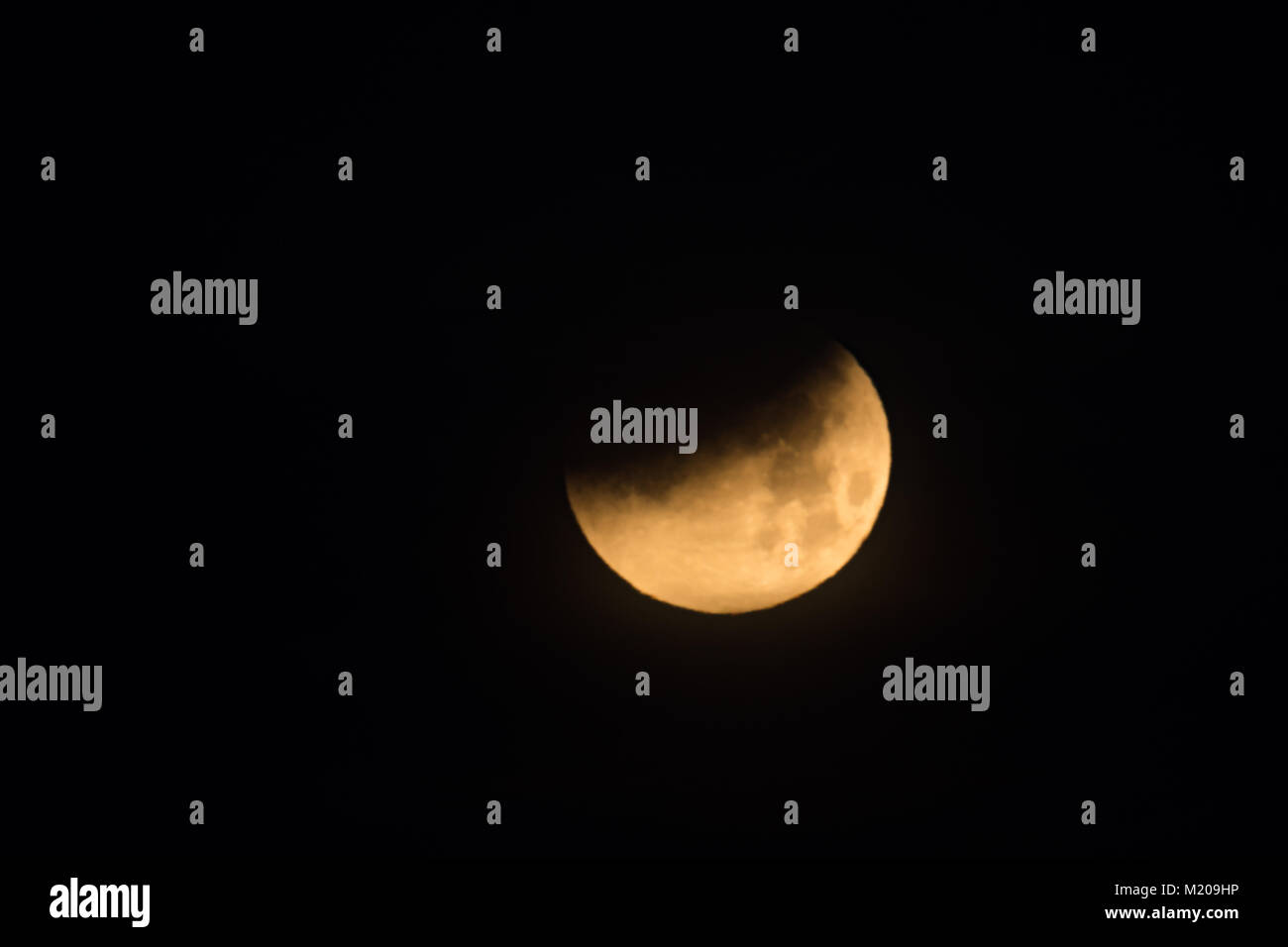 Lunar Eclipse, 31 January 2018, Knoxville, TN, USA Stock Photo Alamy