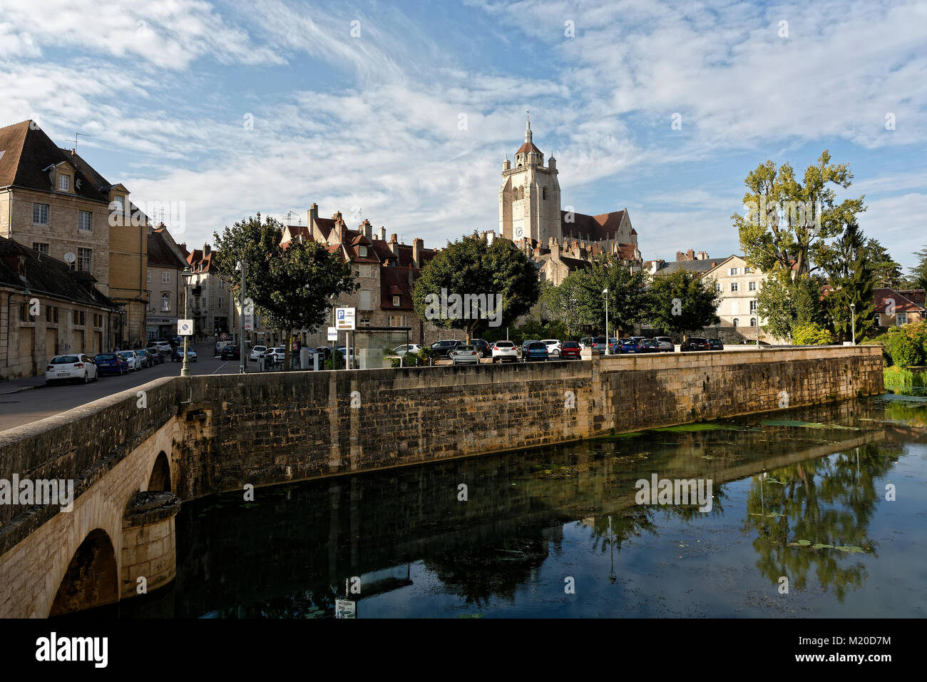 Commanding the city of Dole, France is ithe Collegiate NotreDame Stock