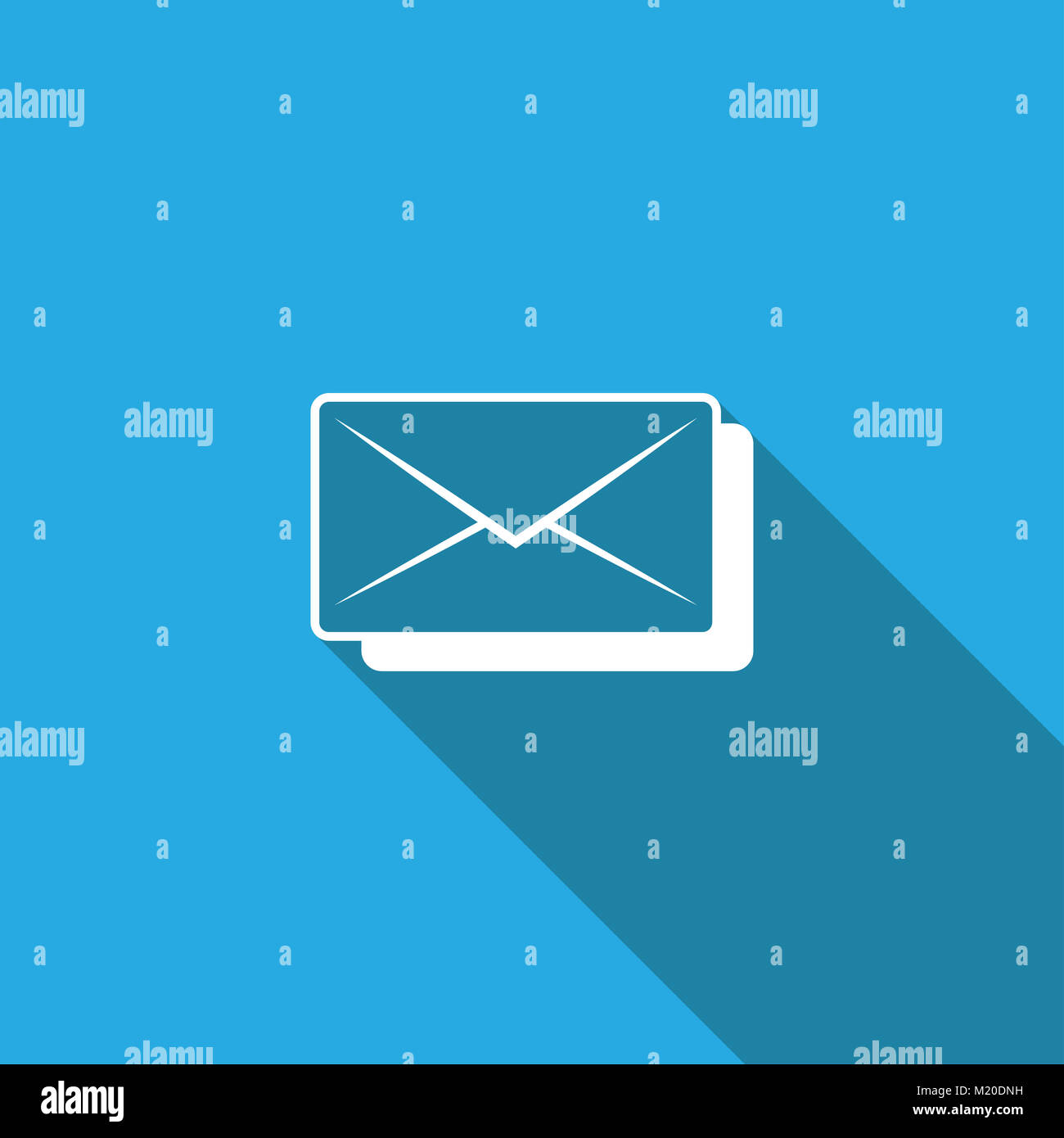 mail icon on the background , vector Stock Photo - Alamy