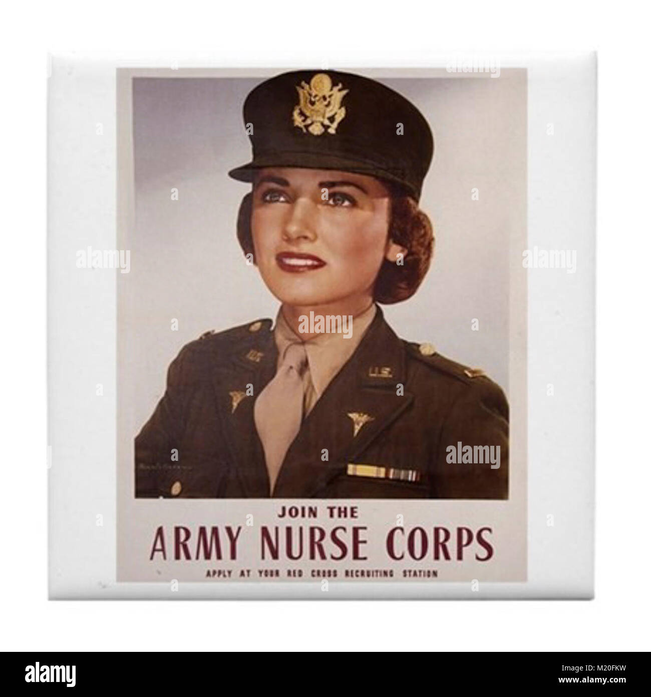 1901 Poster for Army Nurse Corps ( Stock Photo
