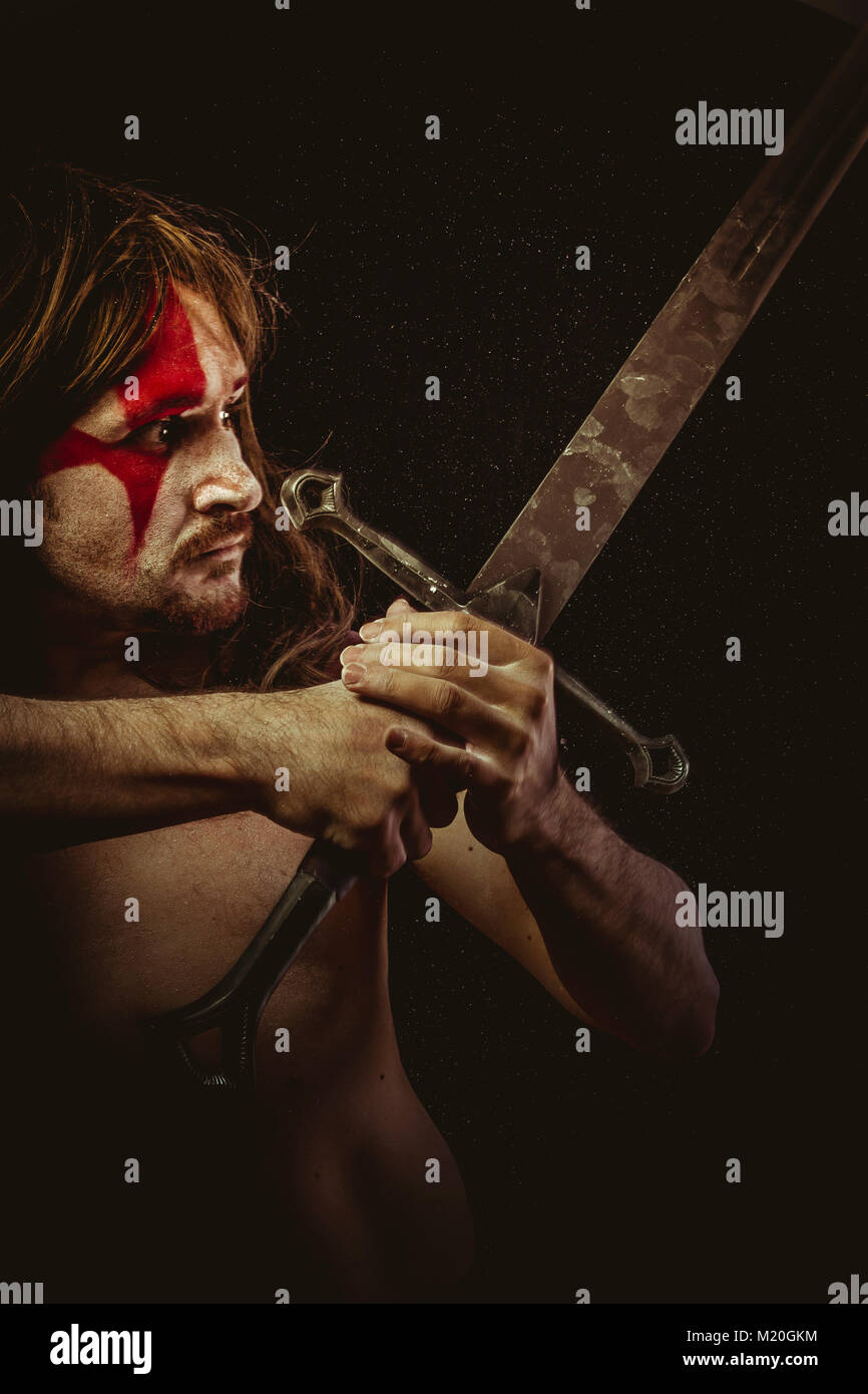 Maori warrior portrait hi-res stock photography and images - Alamy