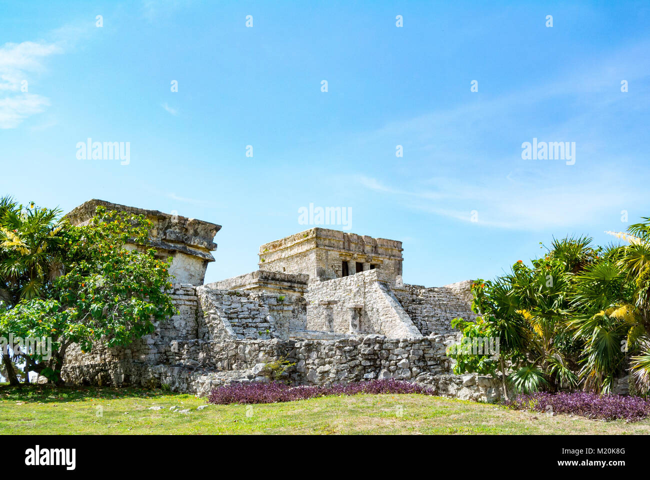 Mayan ruins, Tulum,Yucatan Peninsula, mexico Stock Photo