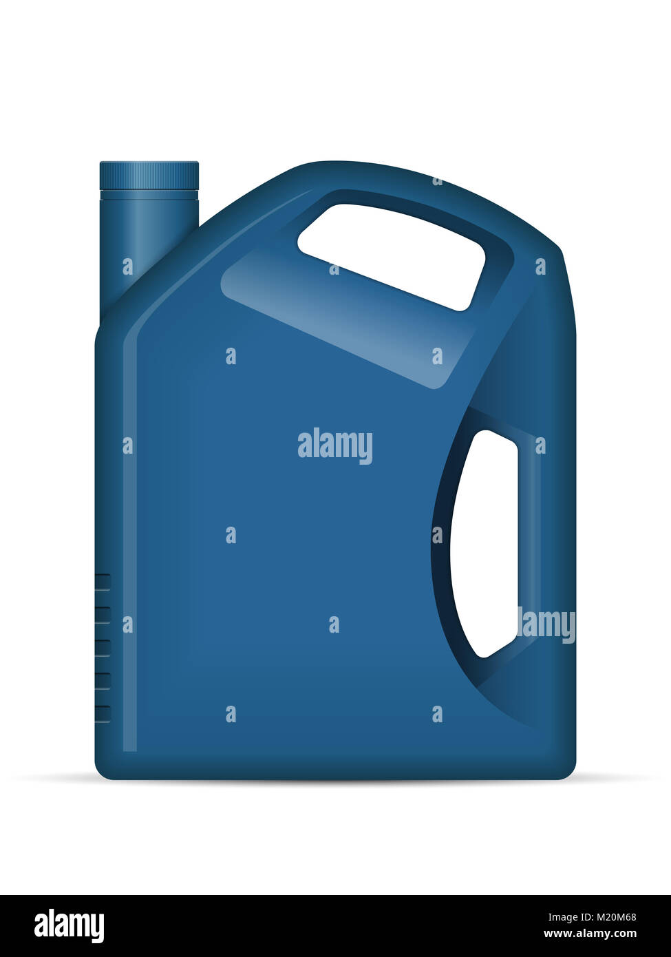 Motor oil bottle on a white background. Vector illustration Stock Photo