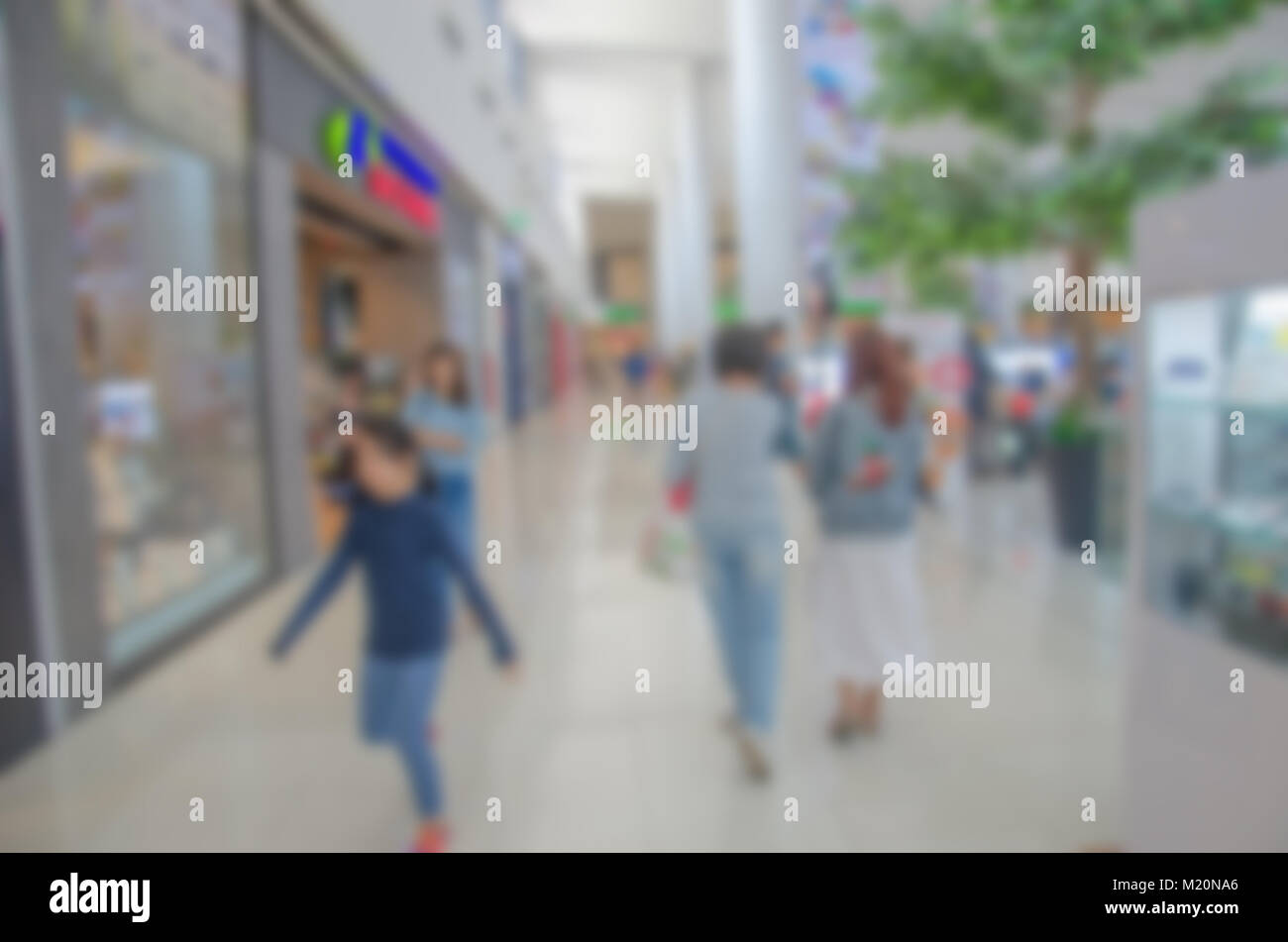 Abstract blurred shopping mall background hi-res stock photography and ...