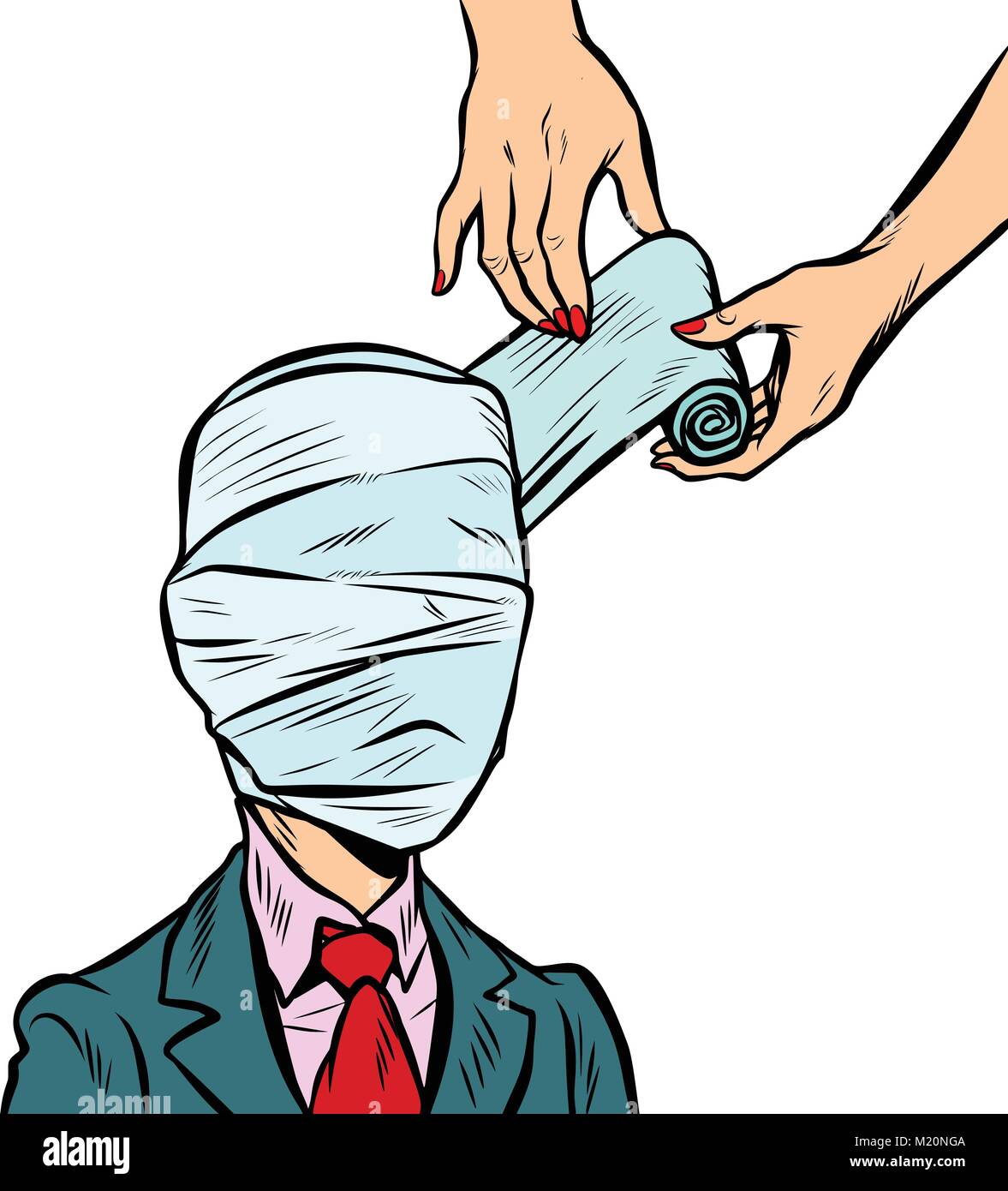 Head bandage hires stock photography and images Alamy