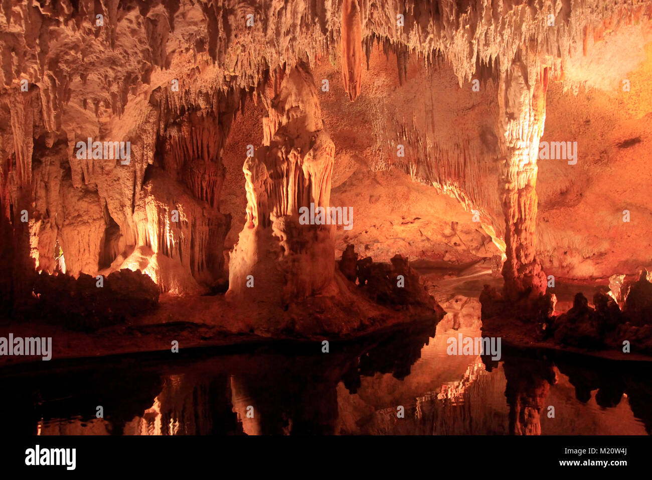 Cueva de las Maravillas. Cave of Wonders - one of the main natural attractions of the Dominican Republic, preserved in its original form Stock Photo