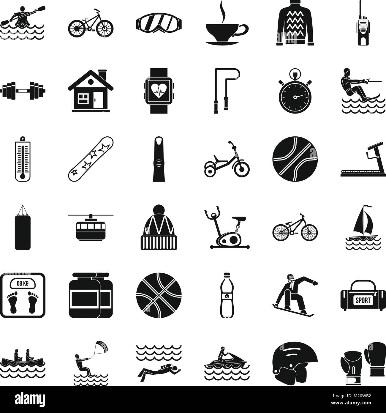 Human health icons set, simple style Stock Vector Image & Art - Alamy