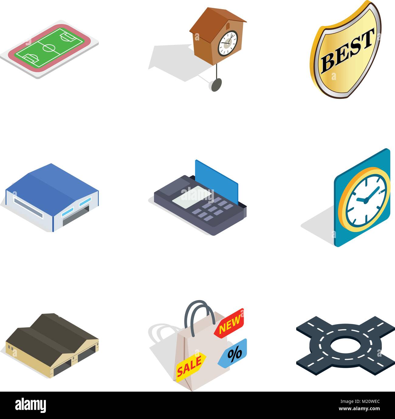 Big supply icons set, isometric style Stock Vector Image & Art - Alamy