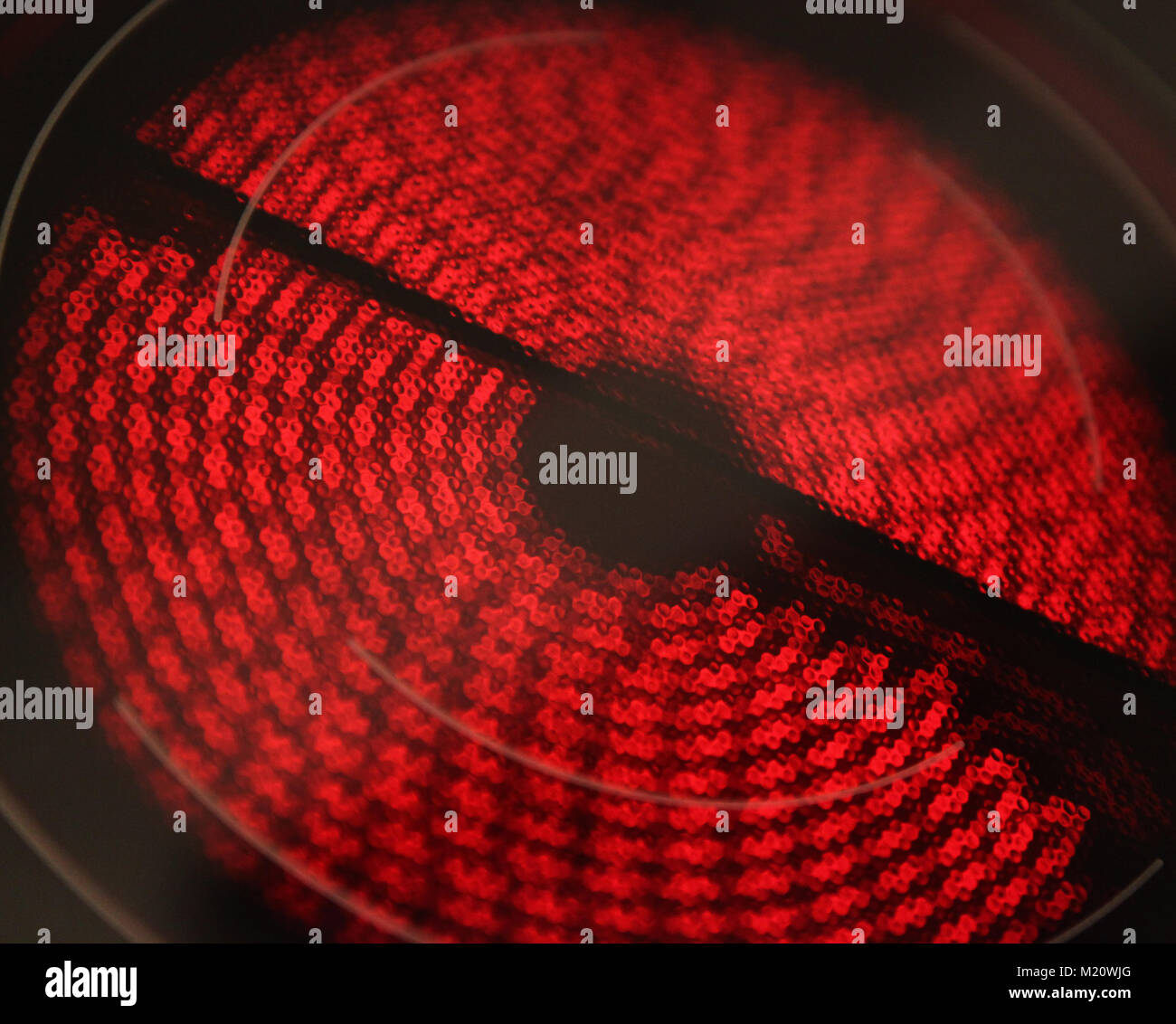 Hot electric hob Stock Photo Alamy