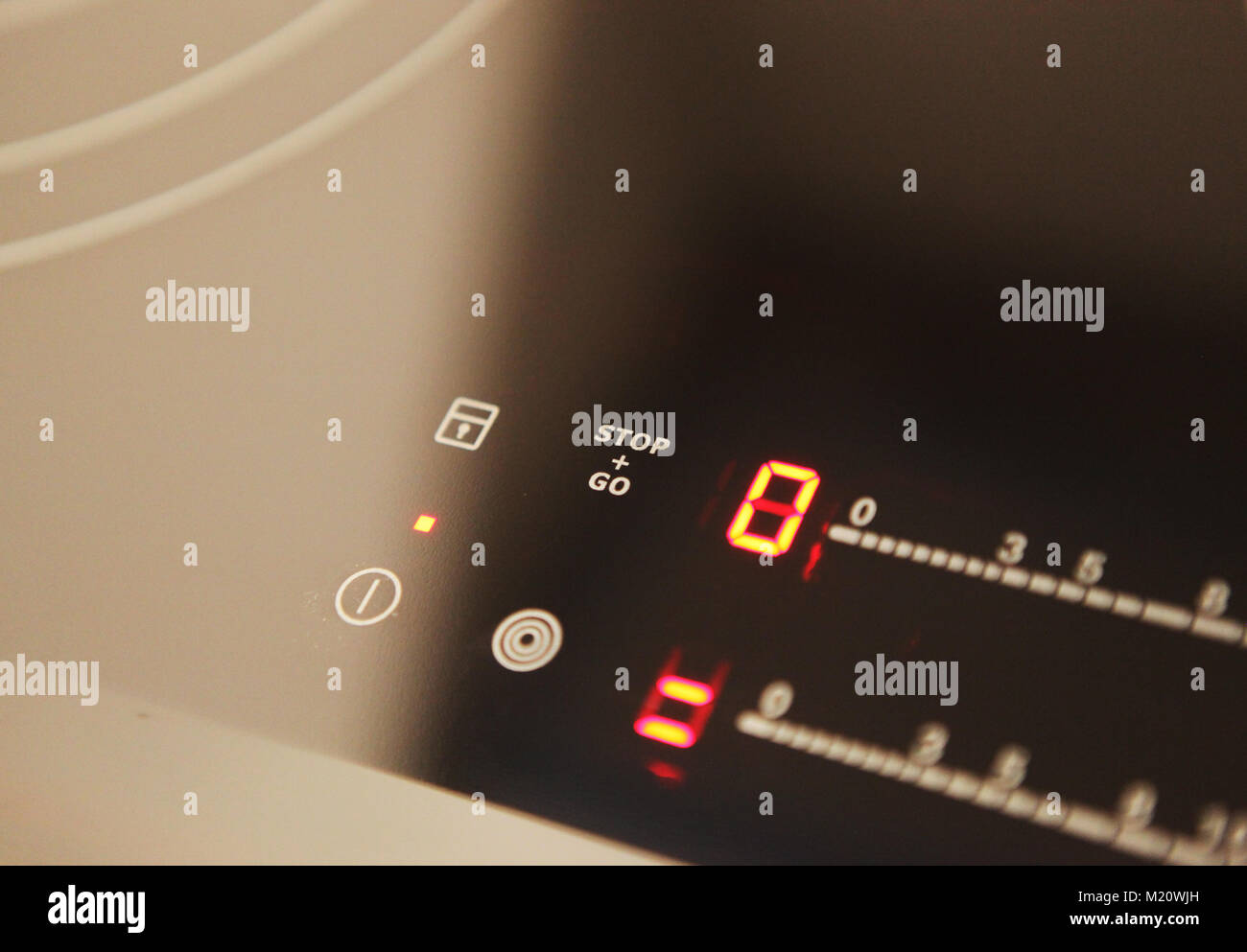 Hot electric hob Stock Photo Alamy
