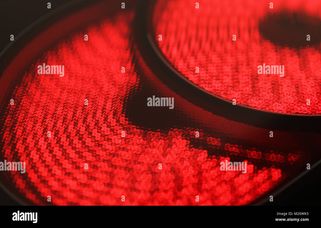 Hot electric hob Stock Photo Alamy