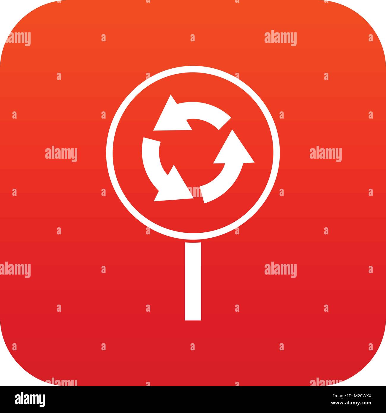 Icon roundabout circulation Stock Vector Images - Alamy