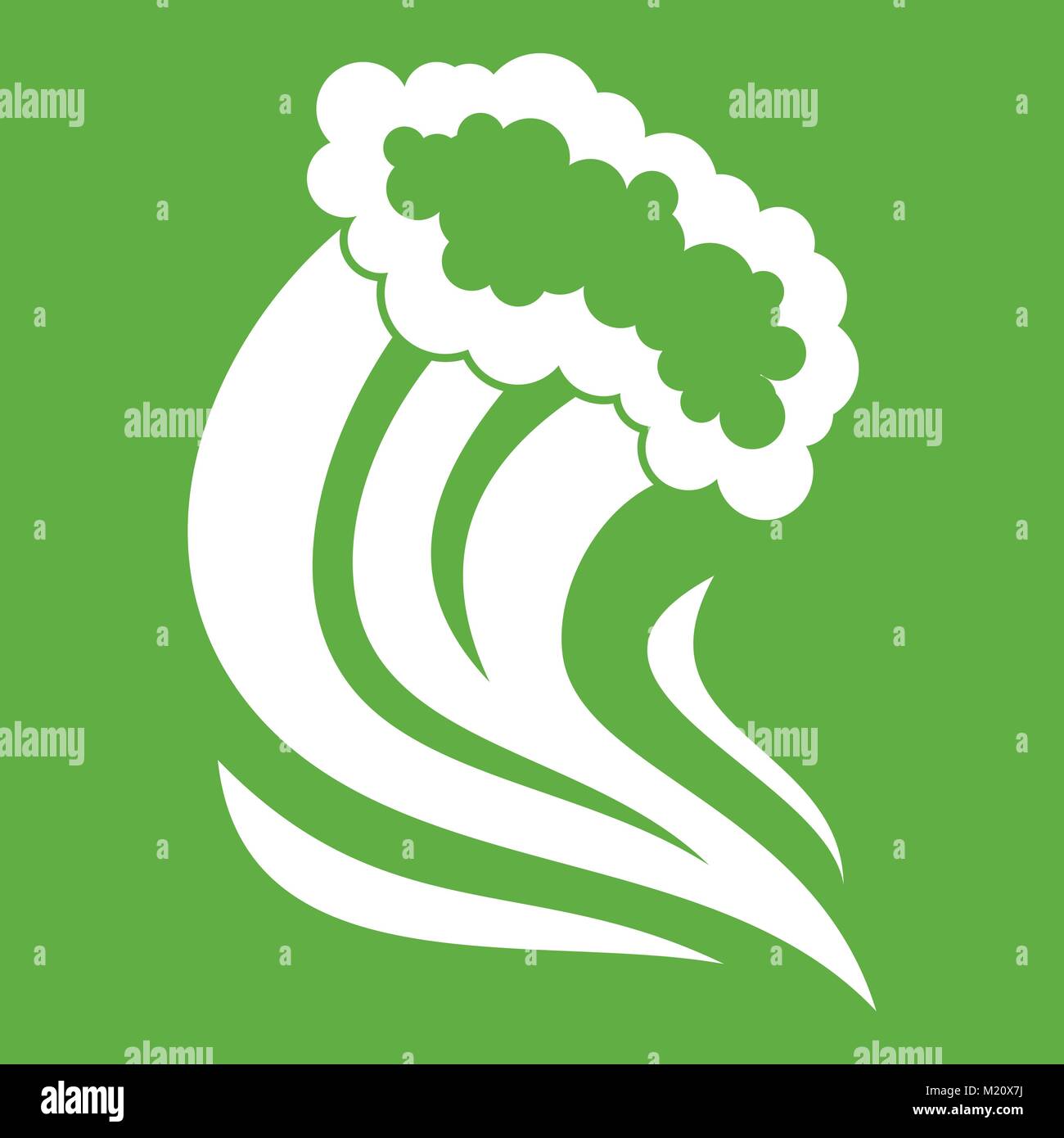 Foamy splash icon green Stock Vector Image & Art - Alamy
