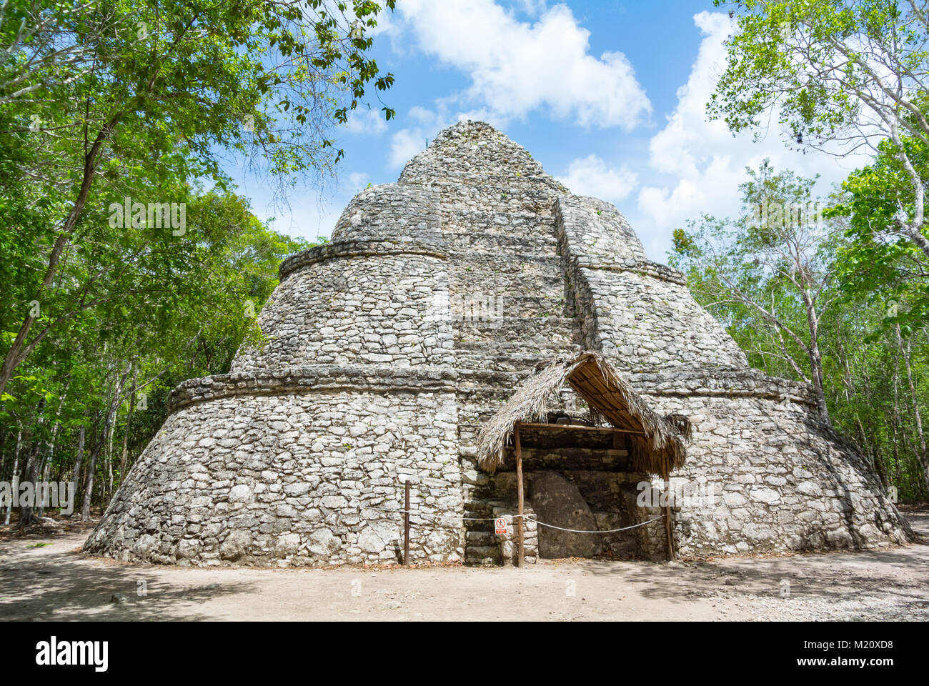 Coba Archaeological site Coba, Quintana Roo, Mexico Stock Photo