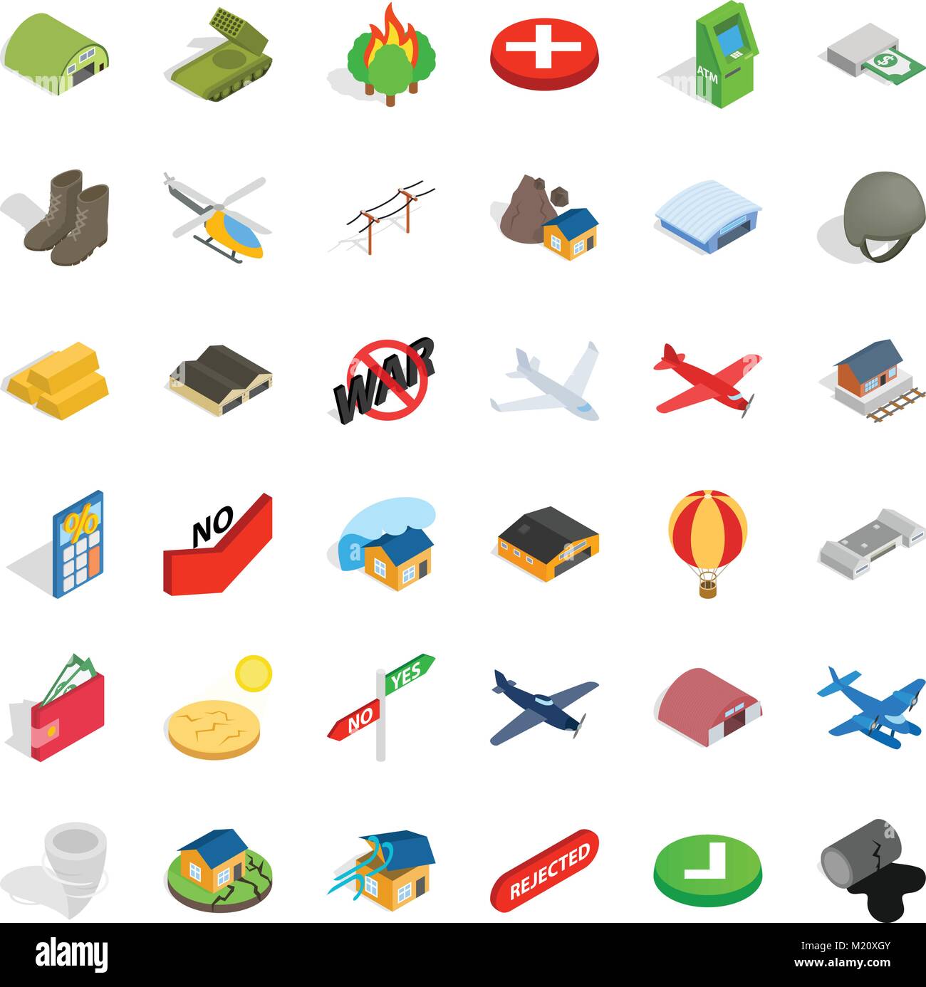 Military sphere icons set, isometric style Stock Vector Image & Art - Alamy