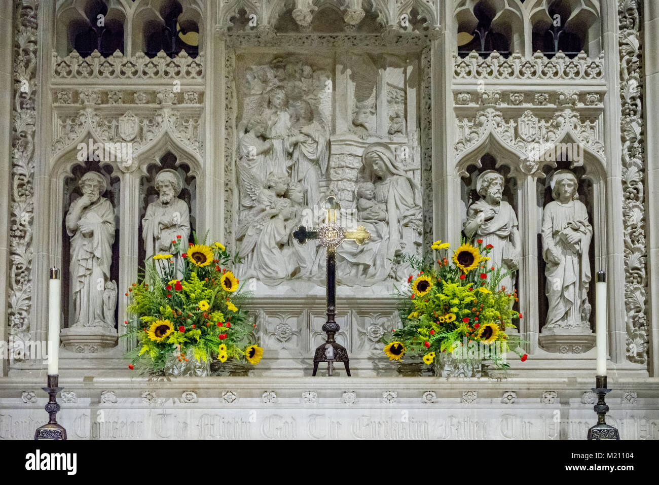 Bethlehem Chapel, Washington National Cathedral, 3101 Wisconsin Avenue NW, Washington DC Stock Photo