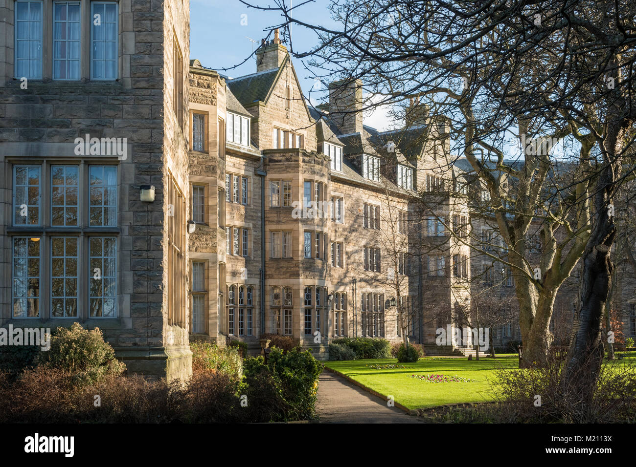 St Salvator's Hall - Traditional Halls of Residence at the University of St Andrews, Scotland, UK Stock Photo