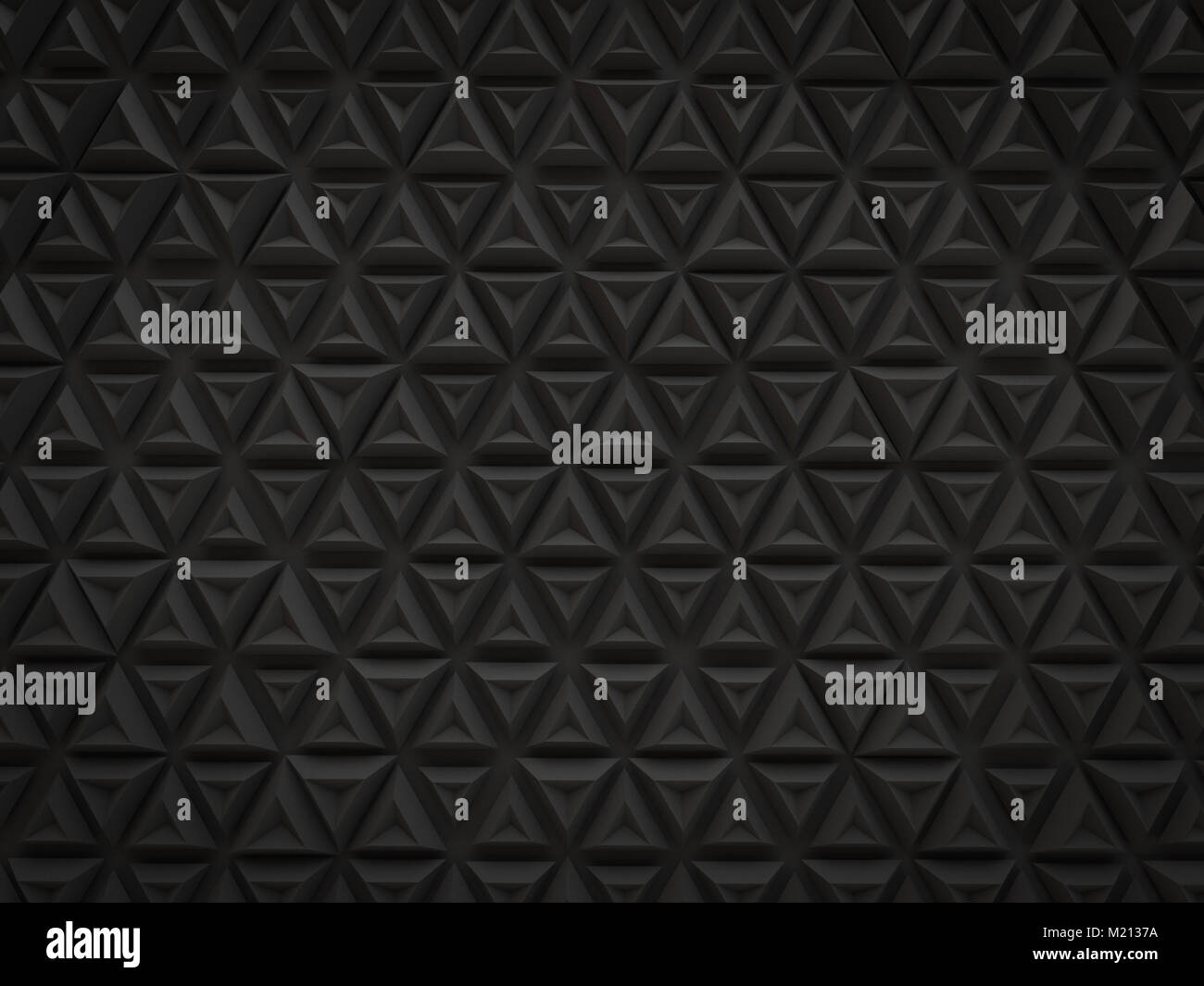 abstract 3d black small triangle pattern technology background render ...