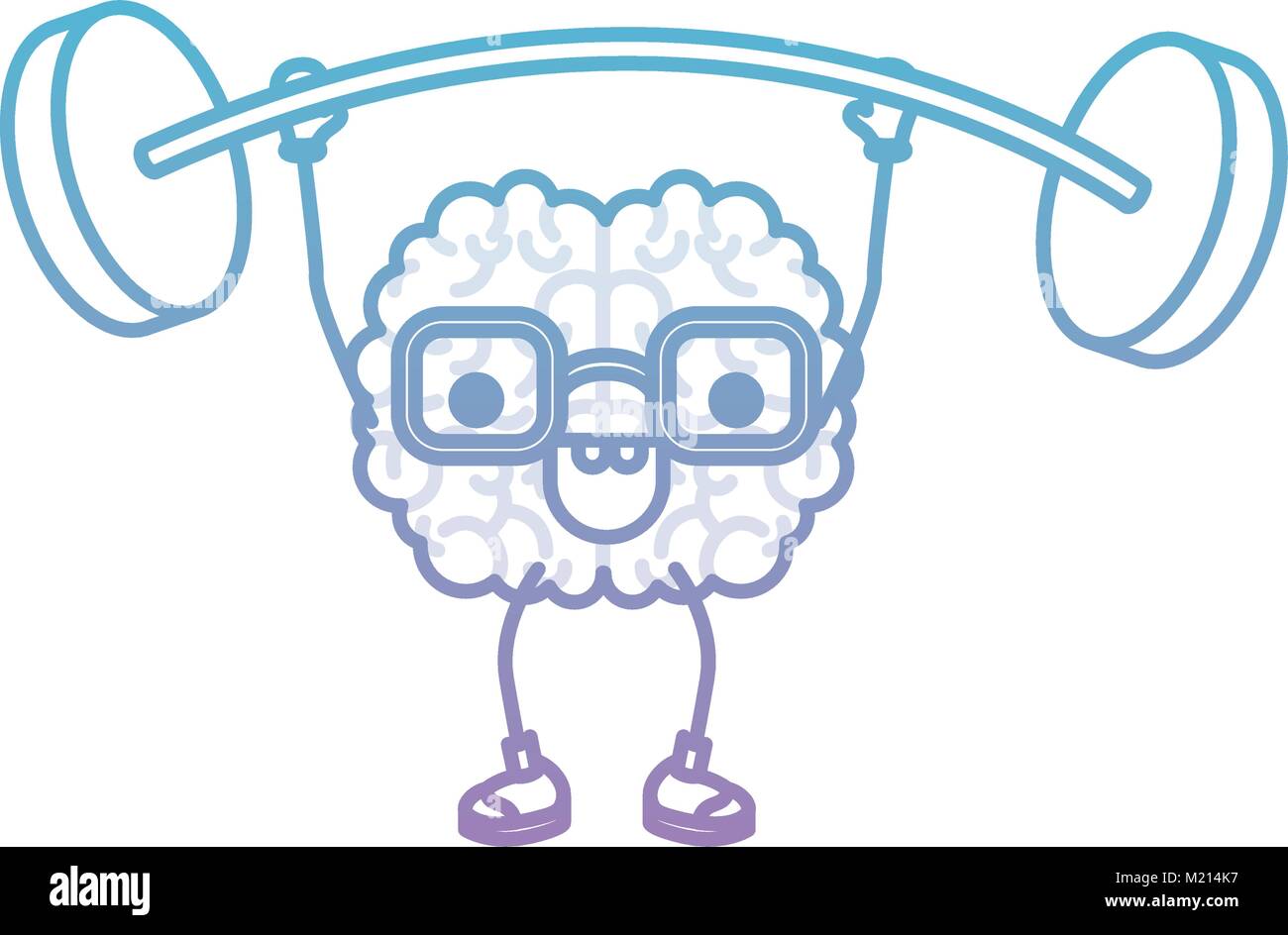 Cartoon With Glasses Train The Brain With Happy Expression In Degraded