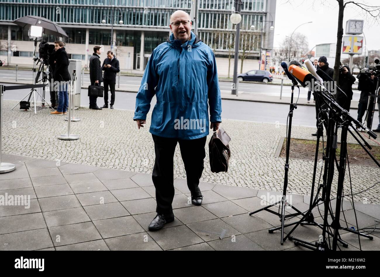 Berlin, Germany. 3rd Feb, 2018. Chancellery Minister Peter Altmaier of ...