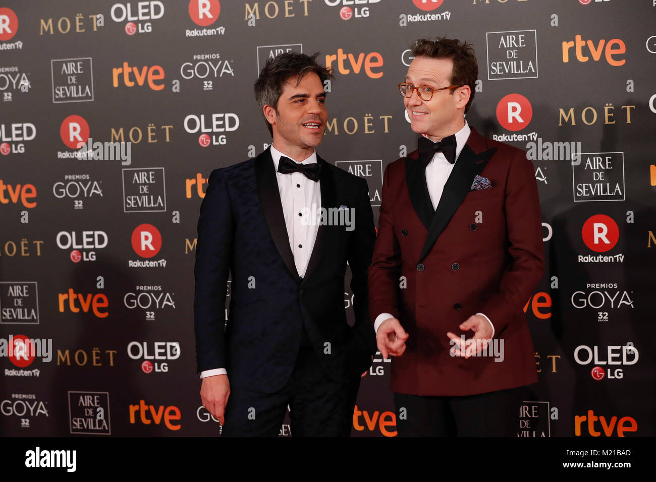 Actors Ernesto Sevilla and Joaquin Reyes at photocall during the 32th ...