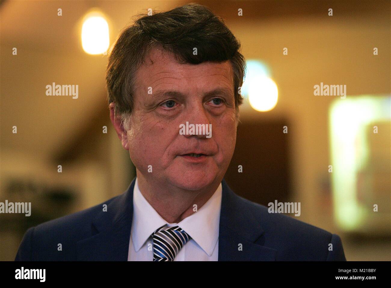 Gerard Batten MEP at Mid Sussex UK independence Party Dinner 2018 Stock Photo