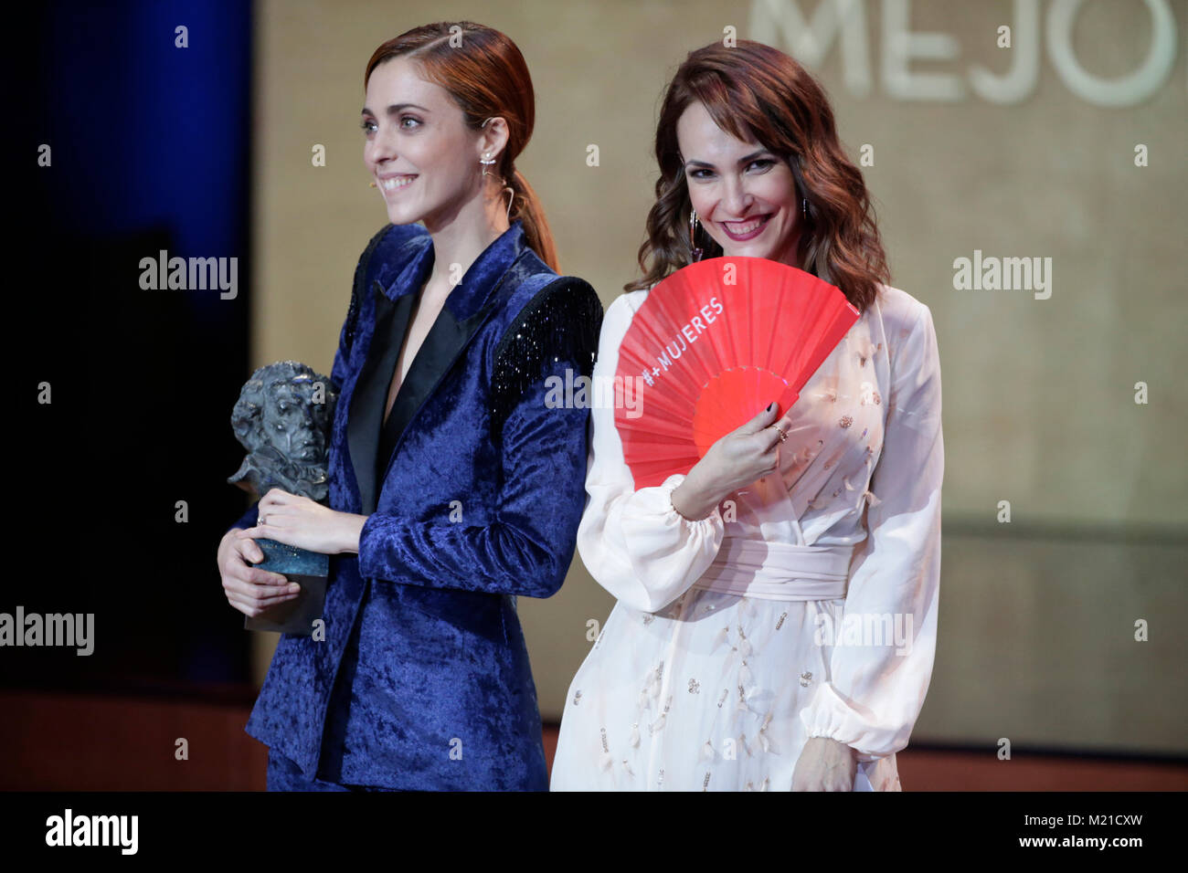 Director Paula Ortiz and actress Leticia Dolera during the 32th annual