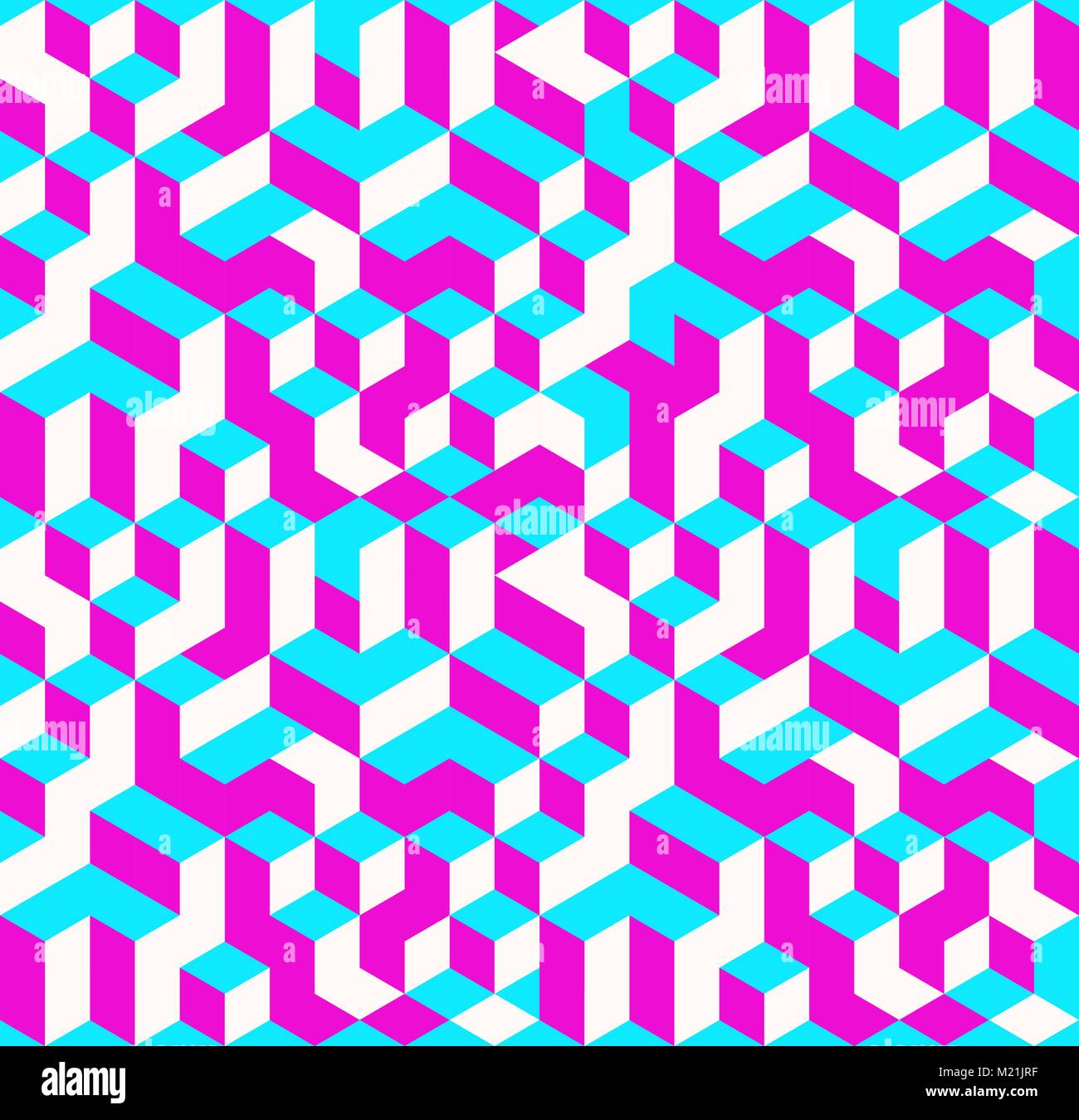 Colorful cube pattern Stock Vector Images - Alamy