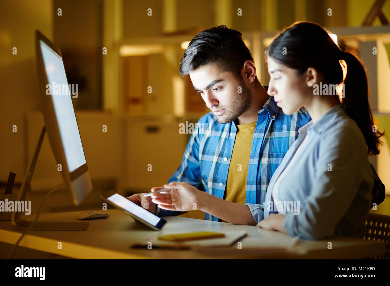 Taking ideas from the net Stock Photo Alamy