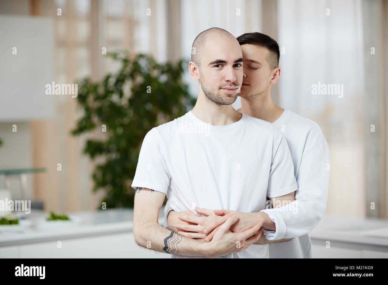 Men in love Stock Photo