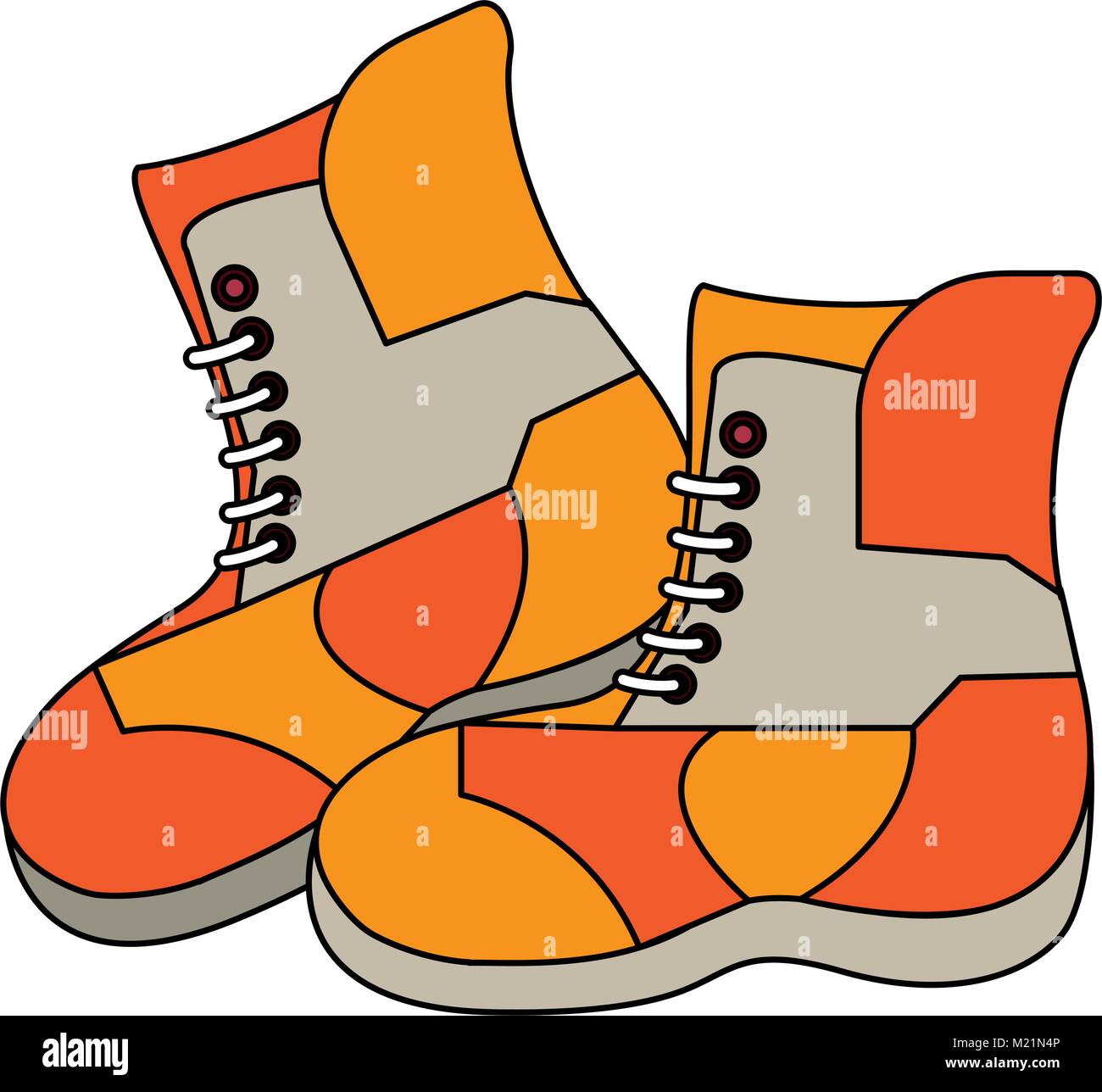 Pencil Pattern Print Comfy Winter Boots