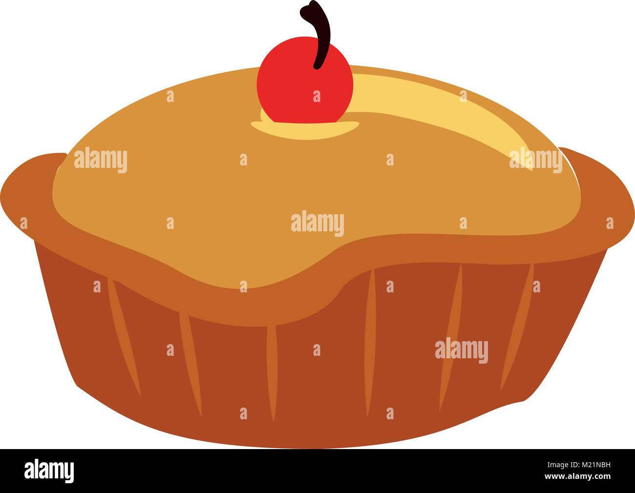 Cherry pie dessert Stock Vector Image & Art - Alamy