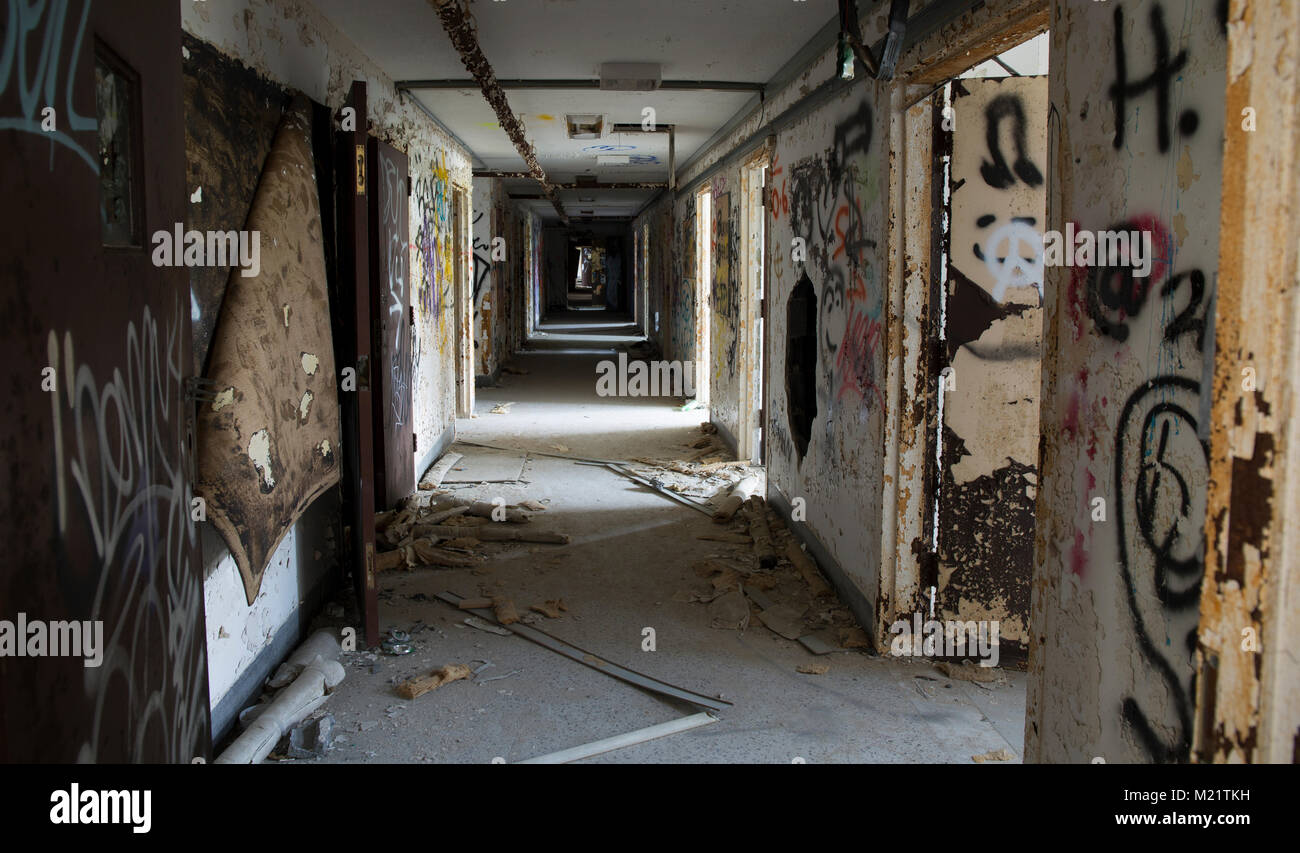 Kings Park Asylum. New York City. US Stock Photo Alamy