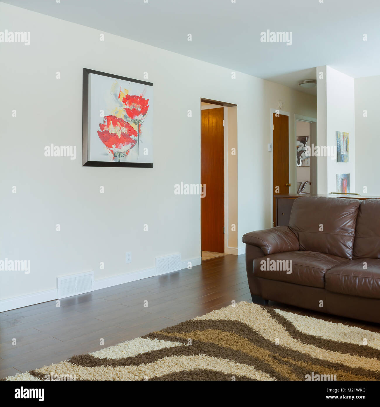 Living room Interior design in a new house Stock Photo - Alamy