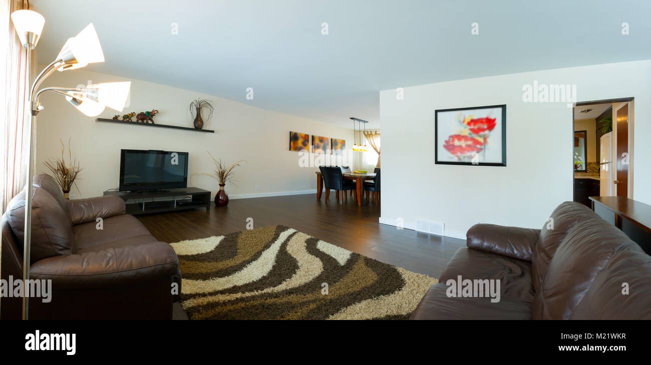 Living room Interior design in a new house Stock Photo - Alamy