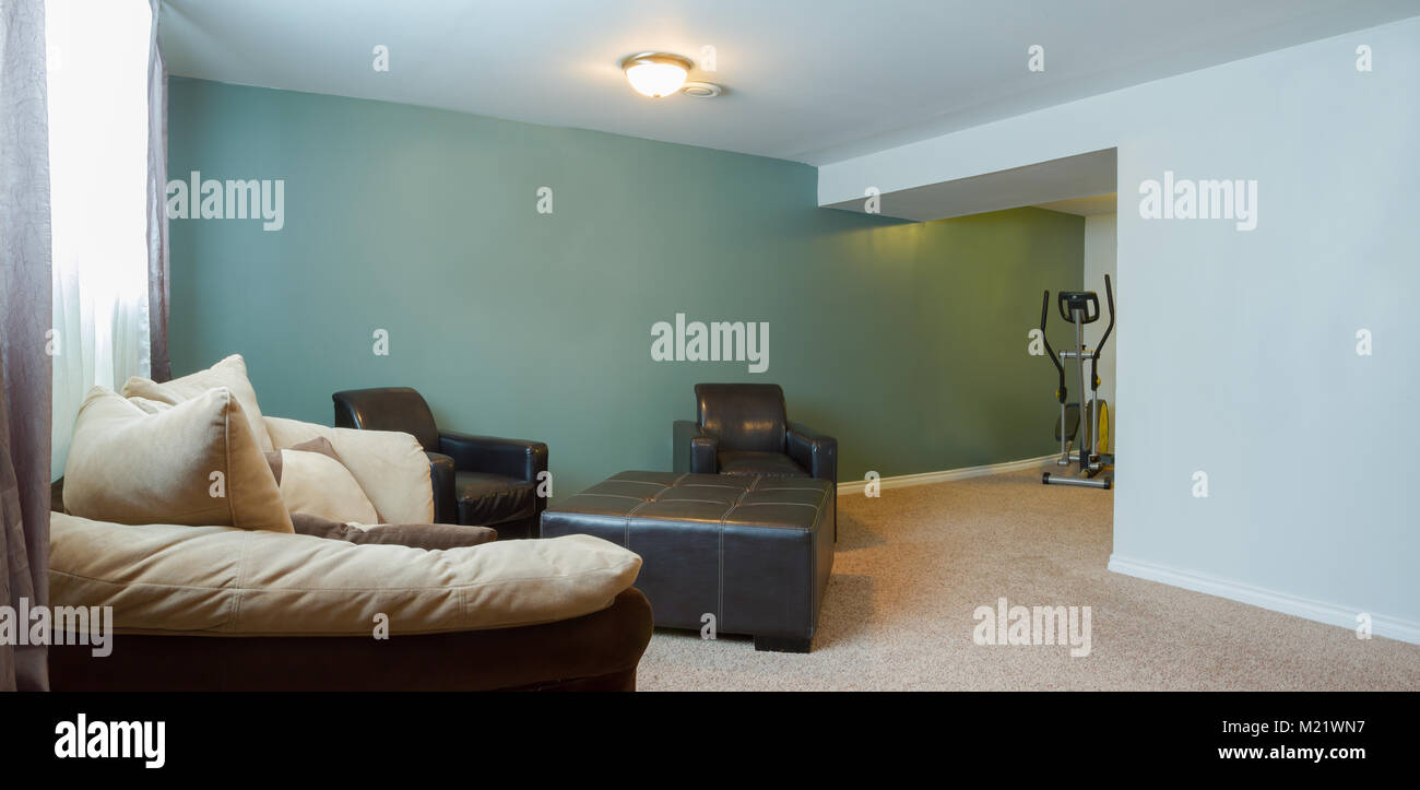 Basement Interior design Stock Photo - Alamy