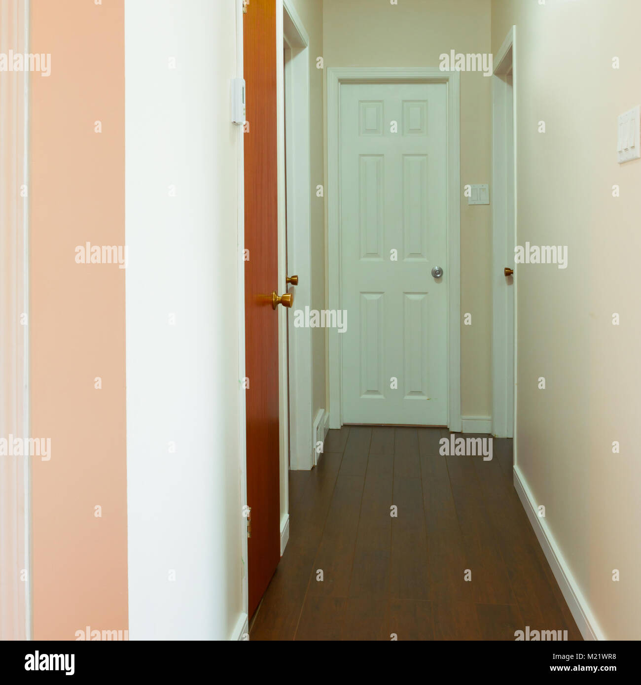 Empty hallway interior Stock Photo Alamy